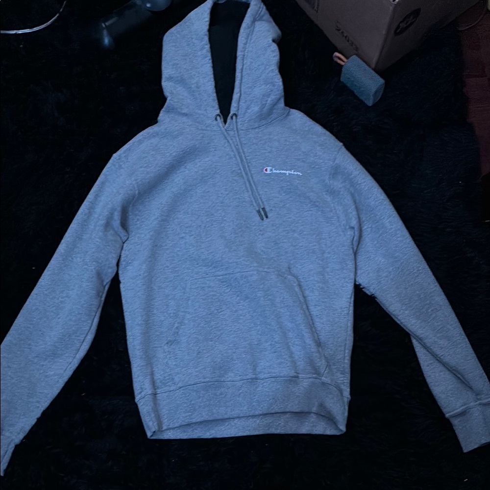 Champion Gray Pullover Sweater with Hood